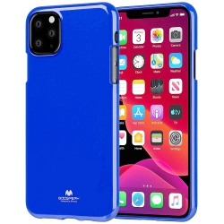 GOOSPERY Topsave Iphone 11 Pro Jelly Tpu Case In Blue