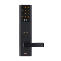 SAMSUNG Smart Digital Mortise Door Lock With Fingerprint - Lever (Shp-Dh538 Grey)