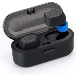 USA GEAR Gogroove Bluevibe Tws Wireless Stereo Earbuds Bluetooth Headphones-Black