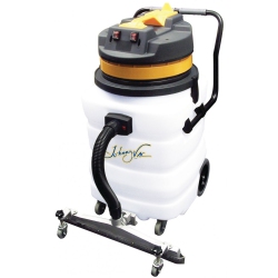 JOHNNY VAC Heavy Duty Wet & Dry Commercial Vacuum - Capacity Of 22 Gal (85 L) - 2 Motors - Integrated Squeegee