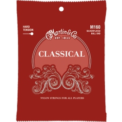 MARTIN GUITARS Martin Classical Guitar Strings - Plated, Hard In Silver