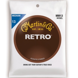 MARTIN GUITARS Martin Retro Acoustic Guitar Strings - Medium