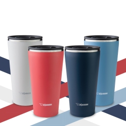 ZOJIRUSHI Stainless Travel Mug Tumbler With Tea Leaf Filter Sx-Fse45 15OZ In Navy