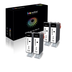 INKREDIBLE INK Canon Pgi-220Bk 2945B001 Compatible Ink Cartridge - - 4/pack In Black