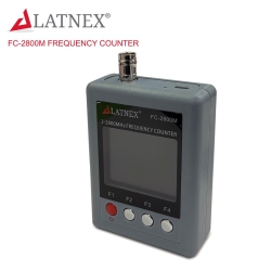 LATNEX Fc-2800M Handheld 2Mhz -2.8Ghz Walkietalkie 2-Way Radio Frequency Counter