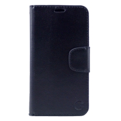 CC Wallet With Card Holder, Flip Case With Kickstand for Alcatel U50 In Black