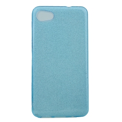 CC Alcatel A50 Tri-Layers Protective Glitter Case In Blue