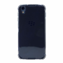 CC Berry Dtek50 Edge Corner Bumper Soft Back Case, Smoke In Black