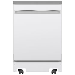 GE 23.62" 58dB Portable Dishwasher (GPT225SGLWW) - White
