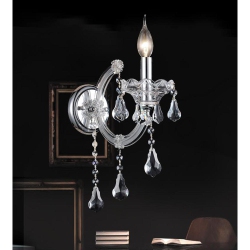 CWI LIGHTING CANADA Maria Theresa 1 Light Wall Sconce With Chrome Finish