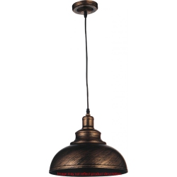 CWI LIGHTING 1 Light Down Mini Pendant With Antique Copper Finish