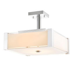 CWI LIGHTING CANADA Lucie 3 Light Drum Shade Chandelier With Chrome Finish