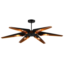 CWI LIGHTING CANADA Amar 6 Light Chandelier With Matte Finish In Black