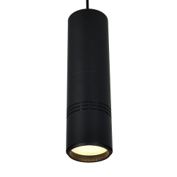 CWI LIGHTING CANADA Stowe Led Down Mini Pendant With & Wood Finish In Black