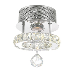 CWI LIGHTING CANADA Ring Led Flush Mount With Chrome Finish