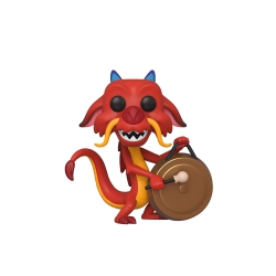 FUNKO Pop Disney: Mulan - Mushu With Gong Vinyl Figure