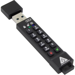 APRICORN 128GB Aegis Secure Key 3Nx USB 3.0 Flash Drive (Ask3-Nx-128GB)