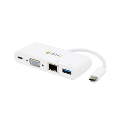 TECHLY New USB C 3.1 to USB A 3.0/vga/rj45 Dock