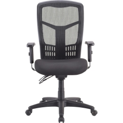 LORELL Ergomesh Executive Mesh High-Back Chair Frame - - (86210) In Black