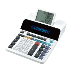 SHARP Battery Power Printing Calculator - (Eldp9001) In White