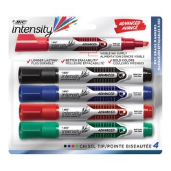 BIC Chisel Tip Dry Erase Magic Markers (Gelitp41As)