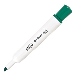 INTEGRA Chisel Point Dry-Erase Markers (33310)