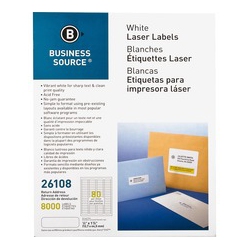 BUSINESS SOURCE Address Laser Labels (26108)