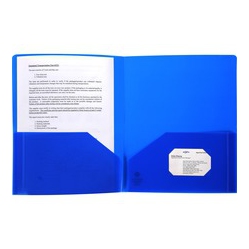 BUSINESS SOURCE 2-Pocket Poly Portfolio (20880)