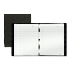 BLUELINE Notepro Hard Romanel Cover Notebook - Letter (A10200Eblk)