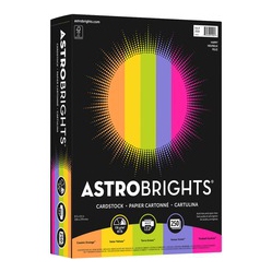 ASTROBRIGHTS Colored Cardstock - "happy" 5-Color Assortment (21004)