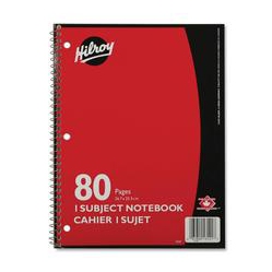 HILROY Executive Coil One Subject Notebook (13121)