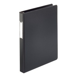 BUSINESS SOURCE Basic Round Ring Binder W/label Holder (28559)