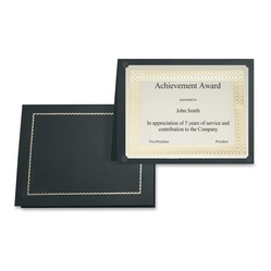 FIRST BASE 83464 Foil Stamped Certificate Holder (83464) In Gold