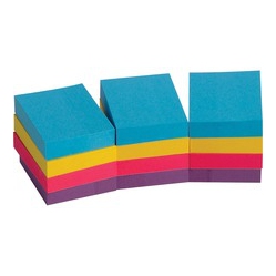 BUSINESS SOURCE Extreme Color Adhesive Notes (16498)