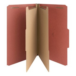 NATURE SAVER Legal Size Expansion Classification Folders (01054)