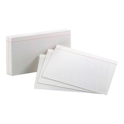 OXFORD Ruled Index Cards (51)