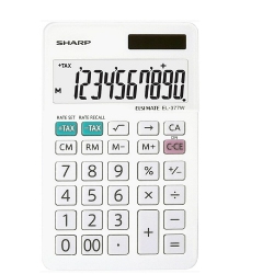SHARP Calculators El-377Wb 10-Digit Professional Handheld Calculator (El377Wb)