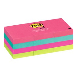 POST-IT Notes, 1-3/8" X 1- 7/8", Cape Town Color Collection (653An)
