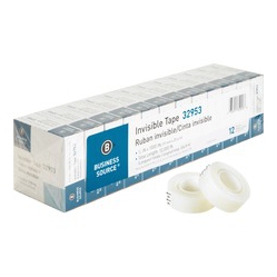 BUSINESS SOURCE Premium Invisible Tape Value Pack (32953)