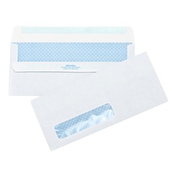 BUSINESS SOURCE No.10 Standard Window Invoice Envelopes (42207)