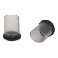 LORELL Clear Sleeve Floor Protectors (49321)