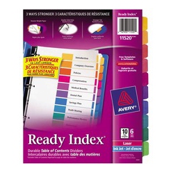 AVERY Ready Index Unprinted Tab (11520)