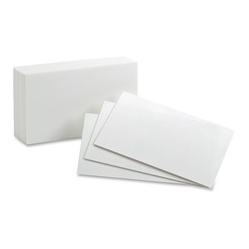 OXFORD Blank Index Card (30)