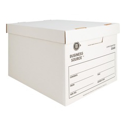 BUSINESS SOURCE Quick Setup Medium-Duty Storage Box (32450)