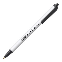 BIC Clic Stic Retractable Ballpoint Pens (Csm11Bk)