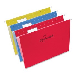 CONTINENTAL 1/5-Cut Tab Letter Size Hanging Folder (30825)