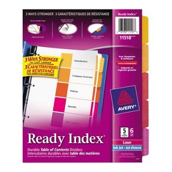 AVERY Ready Index Unprinted Tab (11518)