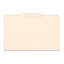 BUSINESS SOURCE 1/3-Cut Tab Legal Manila File Folders (99725)