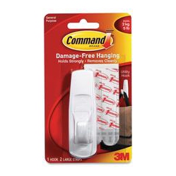 3M Reusable Command Adhesive Strip Hook (17003C)