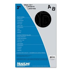 HEADLINE Stick On Letters And Numbers (31311)